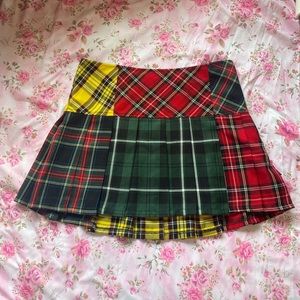 Tripp NYC Patchwork Mini Skirt